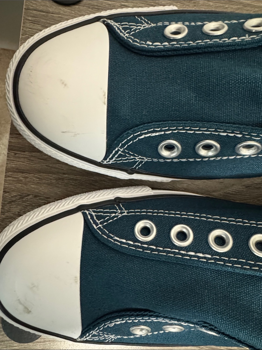 Converse Chuck Taylor All Star Slip-On Teal Blue US Men 9.5 - Picture 3 of 9